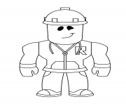 Printable roblox doing construction coloring pages