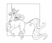 Printable cute unicorn 3 coloring pages
