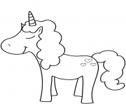 Printable smart unicorn coloring pages