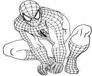Printable Spider Man Fictional Superhero coloring pages