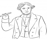 Printable michael faraday united kingdom coloring pages