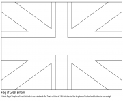 Printable kingdom of great britain flag united kingdoms coloring pages