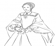 Printable queen elizabeth 1 young united kingdom coloring pages