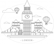 Printable london the capital united kingdom coloring pages