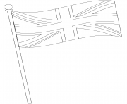 Printable flag of united kingdom coloring pages