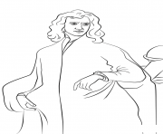 Printable isaac newton united kingdom coloring pages