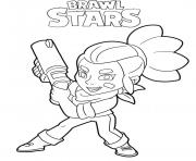 Printable Shelly Brawl Stars Character coloring pages