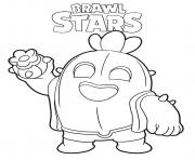 Printable Brawl Stars Spike coloring pages