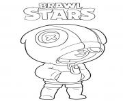 Printable Leon Brawl Stars coloring pages
