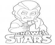 Printable Colt Brawl Stars coloring pages