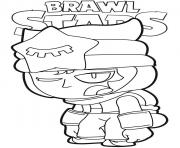Printable Sandy Tired Brawl Stars coloring pages
