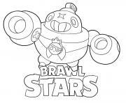 Printable Tick Brawl Stars coloring pages