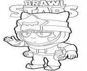 Printable Sandy Brawl Stars coloring pages