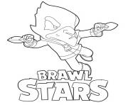 Printable Flying Crow Brawl Stars coloring pages