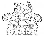 Printable Mech Crow Brawl Stars coloring pages