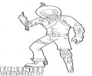 Printable Splode skin from Fortnite Season 8 coloring pages