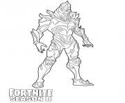 Printable Ruin detailed skin from Fortnite Season 8 coloring pages