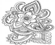 Printable adults flower celine coloring pages
