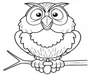 Printable hoot owl coloring pages