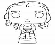 Printable Hermione Robe De Bal coloring pages