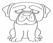 Printable Dog Hagrid coloring pages