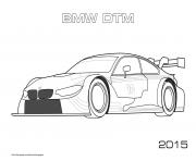 Printable Bmw Dtm 2015 coloring pages