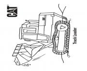 Printable track loader truck caterpillar coloring pages