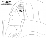 Printable uchiha itachi coloring pages