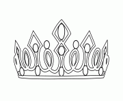 Printable girl s crown 03 coloring pages