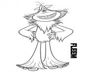 Printable fleem yeti smallfoot coloring pages