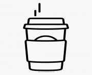 Printable coffee starbucks coloring pages