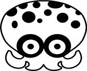 Printable Splatoon Octapus coloring pages