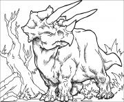 Printable Huge triceratops coloring pages