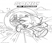 Printable Sonic The Hedgehog Movie 2020 coloring pages