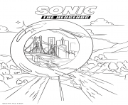 Printable Sonic 2020 Warp Ring coloring pages