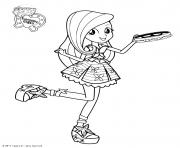 Printable My Little Pony Equestria Girls Fluttershy Princess coloring pages