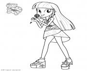 Printable My Little Pony Equestria Girls Twilight coloring pages