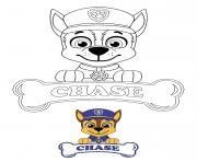 Printable Chase loves to track missing animals coloring pages