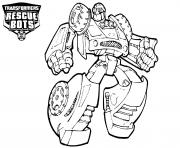 Printable Transformers Rescue Bots Line Drawing coloring pages