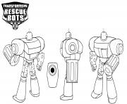 Printable Transformers Rescue Bots Morbot coloring pages