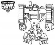 Printable Boulder from Transformers Rescue Bots coloring pages