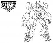 Printable Transformers Rescue Bots Heatwave coloring pages