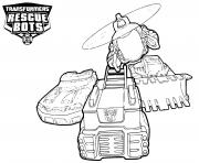 Printable Transformers Rescue Bots Vehicles coloring pages