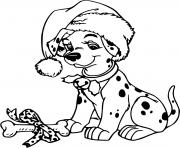 Printable A present fit for a puppy coloring pages