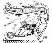 Printable hot wheelss coloring pages