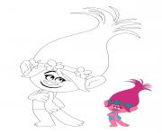 Princess Poppy coloring pages