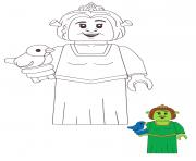 Printable Lego Princess Fiona coloring pages
