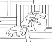 Printable the traitor has left traces and clues coloring pages