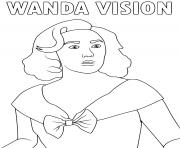 Printable wandavision tv mini series coloring pages