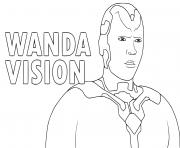 Printable vision created by ultron coloring pages